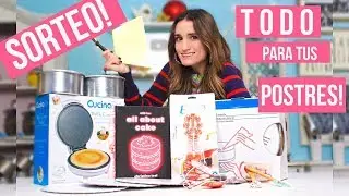 SORTEO INTERNACIONAL! TODO PARA HACER TU PASTEL PERFECTO | DANI FLOWERS