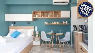 Penthouse Studio in Centre with SeaView | Crete Island, Greece | Hotel Review 🛏️