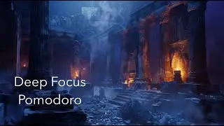 Deep Rain Sounds with Thunder | 25-Minute Deep Focus & Pomodoro Session