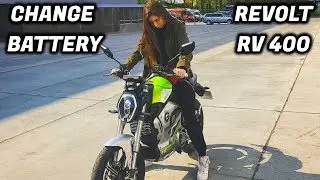 Revolt Rv 400 Battery Replacement || Revolt Rv 400 Battery Setup 2019