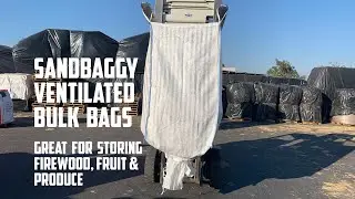 Sandbaggy Ventilated Bulk Bags - Great For Storing Firewood, Fruit & Produce