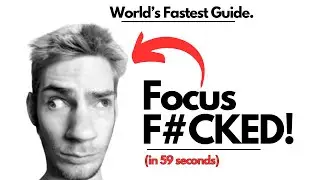 How To ACTUALLY Develop An UNFOCUSED MIND (in 59 seconds)