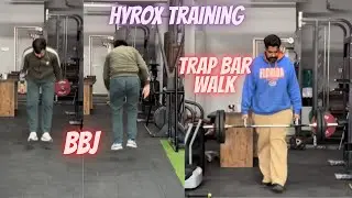 BBJ, Sledge Pull Push, Battle Rope, Trap Bar Walk | Hyrox Training Part 9