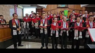 Sekilas Parheheon Ama HKBP Resort Ujung Menteng Jakarta. Minggu 17-11-2024