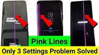 😭samsung pink line on screen | samsung pink screen problem/samsung pink line fix/pink line on screen