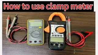 multimeter kaise chalaye | how to use multimeter |  how to use clampmeter | Mec.tech.knowledge |