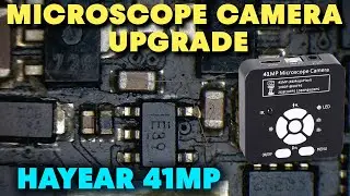 Модернизация микроскопической камеры (камера Hayear 41 МП)