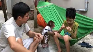 Monkey Ni said what is brother doing?