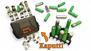Stihl AK20 Battery Teardown & 6Ah Upgrade &ndash; How to Open It Step by Step