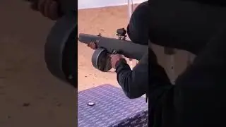Firing an Atchisson AA-12 shotgun #shotgun