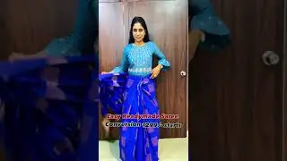 Easy Readymade saree conversion| sreesaisilks.in