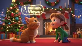 Merry Kitty Christmas | Cute Christmas Song for Kids | Holiday Sing Along