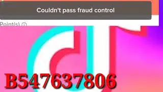 tiktok couldn t pass fraud control Today new update