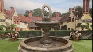 Edwardian eye fountain with medium Cambridge pool surround