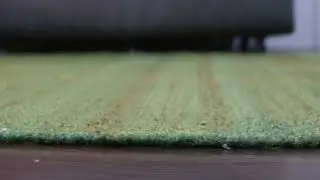 Hand Woven Jute 5'x8' Eco-friendly Area Rug Solid Green J00007