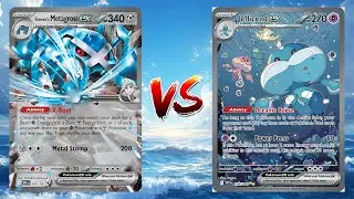 Pokemon TCG Live Steven's Metagross EX Genesect EX VS Jellicent EX Munkidori!!