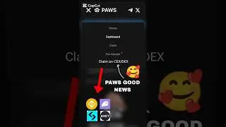 Paws airdrop update  #paws #pawsairdrop #pawsairdroplisting #pawslisting #pawsupdate #pawsairdrop