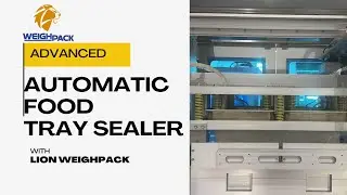 Automatic food tray sealing machine for  Beef steaks, salmon fillets, shrimp, sliced ham