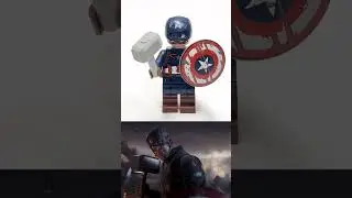 Endgame Captain America LEGO 🇺🇸 How To Build Him!