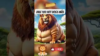 🦁 Transformaci&oacute;n INCRE&Iacute;BLE: De LE&Oacute;N s&uacute;per delgado a le&oacute;n EN FORMA 😂😂