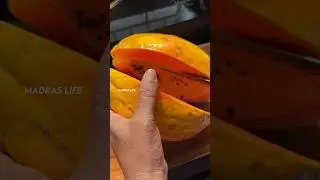 Papaya juice 🧡 | Madras Life | #shorts
