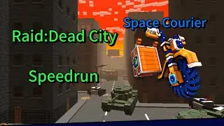 (Pixel gun 3D) Raid Dead City dash melee-Space Courier speedrun