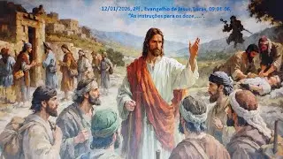 As instru&ccedil;&otilde;es para os doze. LC, 09:01-06. #jesus #evangelho #vidaeterna #jesusressuscitado #fe 