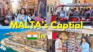 Exploring Malta’s Capital 🇲🇹 VALLETA | Jobs for Indians in MALTA & Best Pizza at San Paolo