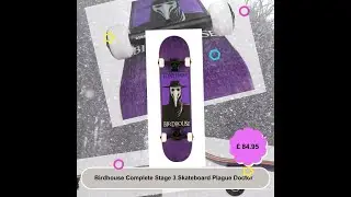 Birdhouse Complete Stage 3 Skateboard Plague Doctor