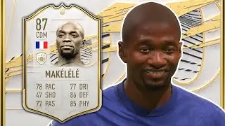 BETTER THAN KANTE? 🇫🇷 FIFA 21 Makelele Review | 87 Mid Icon Makelele Player Review