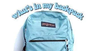 Whats in My Backpack? 2018 || revisign