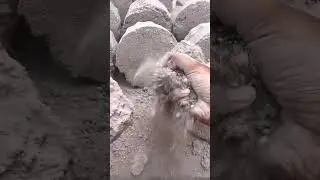 #asmr #satisfying #crunchycrumbles #sandmentcrushing #cement #cementasmr
