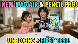 Unboxing new iPad and Apple Pencil Pro
