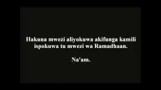 266- Swawm Ya Sha'abaan Mtu Afunge Siku Ngapi? &acute;Allaamah al-Fawzaan