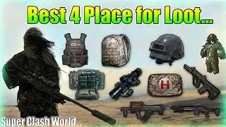 PUBG Mobile loot locations - where to find the best loot !Top 4 Places To Find The Best Loot... WOW.