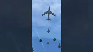 🇫🇷 Paris 14th of July Airplanes - Bastille Day Airshow - 14 Juillet Defil&eacute; A&eacute;rien