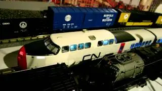 CN Turbo Train arrival sounds