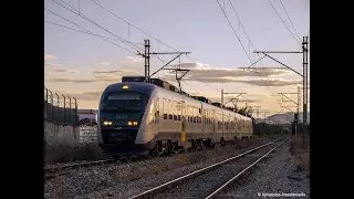 HELLENIC TRAIN 🇬🇷🇮🇹-Απογευματοβραδο στην Δεκέλεια