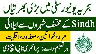 Bahria University Karachi Jobs November 2022 Advertisement | How to Apply | Job Application Form