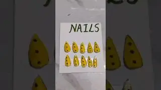 Ghar pe Banae fake Nails ✨ #diy #shorts#nails #nailart