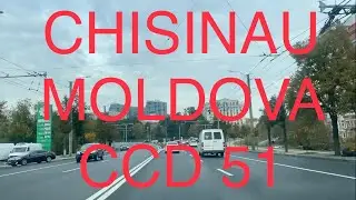 Chisinau City Car Driving Moldova Ccd 51- Centru Albisoara to Bogdan Voievod