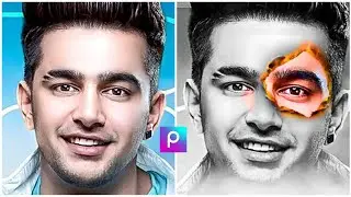 Fire eye burning photo editing 2022/picsart editing/New photo editing in 3 mint/pbx3 editor