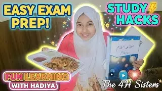 Easy Exam Preparation Tips for Kids | Fun Study Hacks with Hadiya | The 4H Sisters