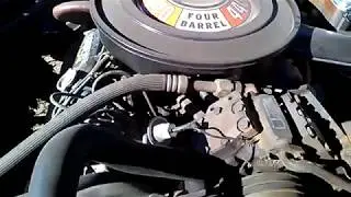 1975 Dodge D100 Adventurer Sport 440 engine running