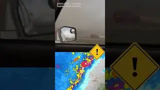 🫣🌪️ Inside a possible tornado! #shorts