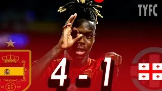 Spain 4&ndash;1 Georgia | UEFA Euro 2024 Round of 16 | Highlights & Goals | Road to Glory
