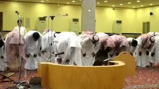 صلاة المغرب يوم عاشوراء  من مسجد الحباب بن النذر .AVI