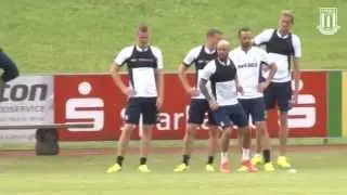 Stoke City in Germany: Training Uncut