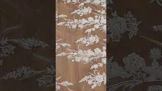 1 Yard Sequin Beaded Embroidered Bridal Lace Fabric for Wedding Dresses | RX069