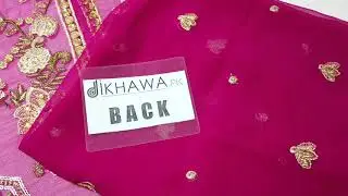 MINA HASAN CHIFFON BRIDAL EMBROIDERY SUIT CHIFFON EMBROIDERY DUPPATA NOW AVAILABLE MASTER REPLICA